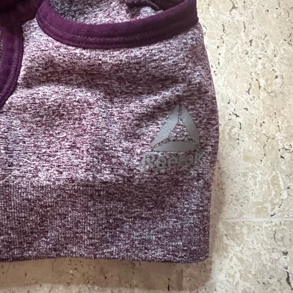 Reebok Strappy Purple Sports Bra Size Small - Picture 6 of 7